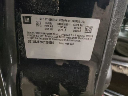 Chevy Impala Engine Cylinder Head Valve Cover 2012 2013 2014 2015 2016