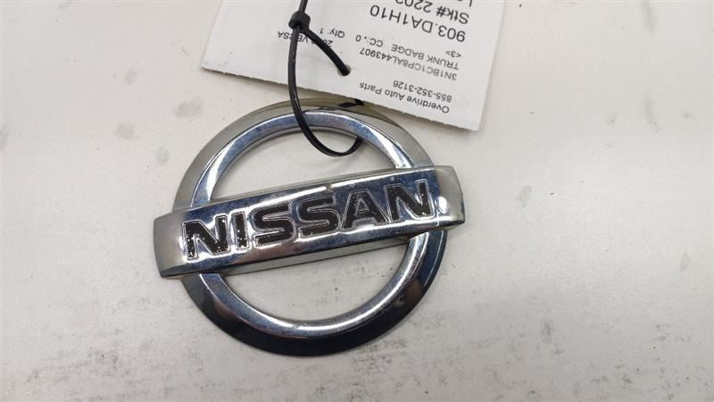 Nissan Versa Trunk Lid Logo Emblem Badge Rear Back 2008 2009 2010 2011 2012