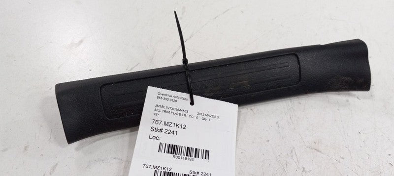 Mazda 3 Sill Trim Plate Door Jam Threshold Left Rear 2010 2011 2012 20