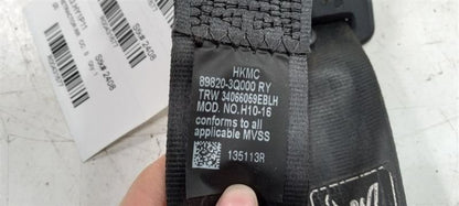 Hyundai Sonata Seat Belt Strap Retractor Right Passenger Rear Back 201