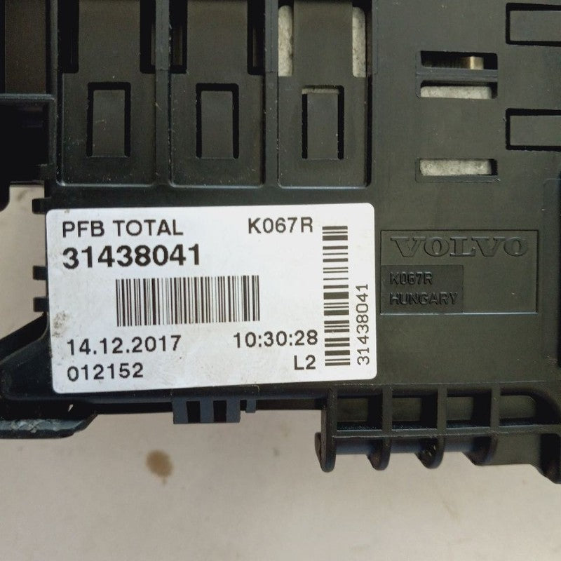 Volvo S60 Under Hood Engine Fuse Box {31438041} 2018 2017 2016