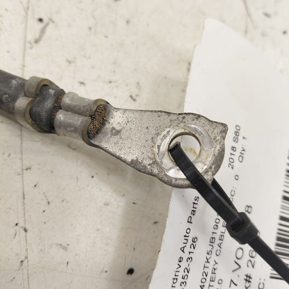 Volvo S60 Battery Cable  2018 2017 2016