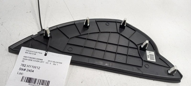 Hyundai Veloster Dash Side Cover Left Driver Trim Panel 2012 2013 2014