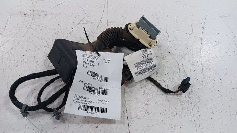 Dodge Dart Door Harness Wire Wiring Left Rear  2013 2014 2015 2016