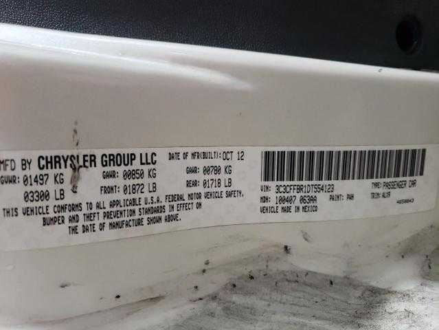 Fiat 500 Engine Oil Pickup Tube  2012 2013 2014 2015 OEM
