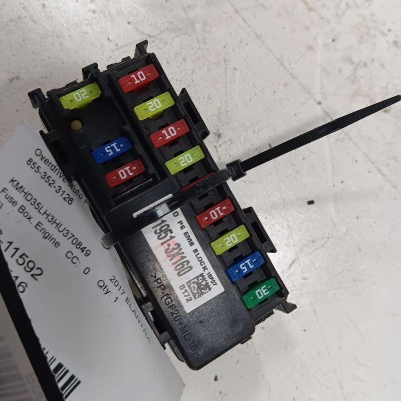 Fuse Box Engine Compartment Canada Market GT 16-17 Hyundai Elantra OEM