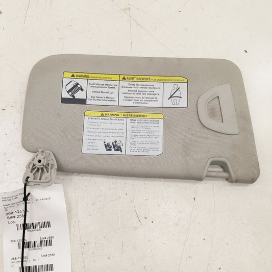 Driver Left Sun Visor Shade Without Illumination Fits 17 Nissan Rogue 