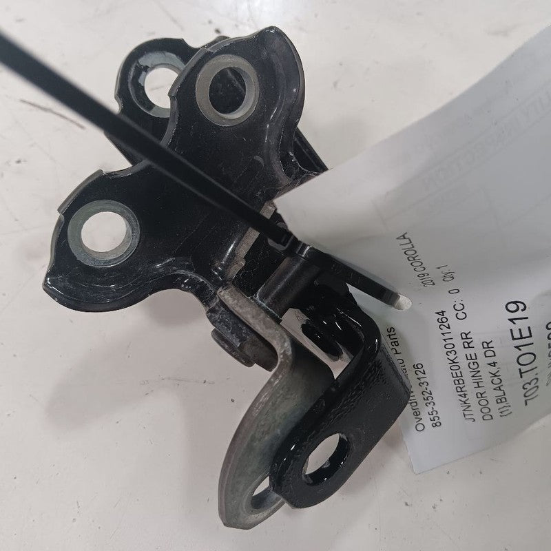 Toyota Corolla Door Hinge Set Right Rear Passenger  2019 2020 2021