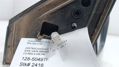 TE736912ZE Passenger Right Side View Door Mirror Non-heated Fits 10-12 MAZDA CX-9 