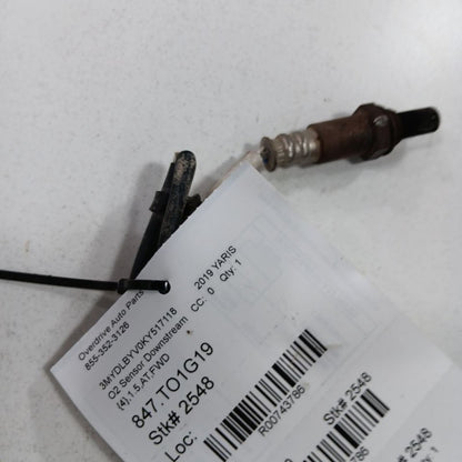Toyota Yaris Oxygen O2 Sensor Downstream  2020 2019 2018 2017 2016