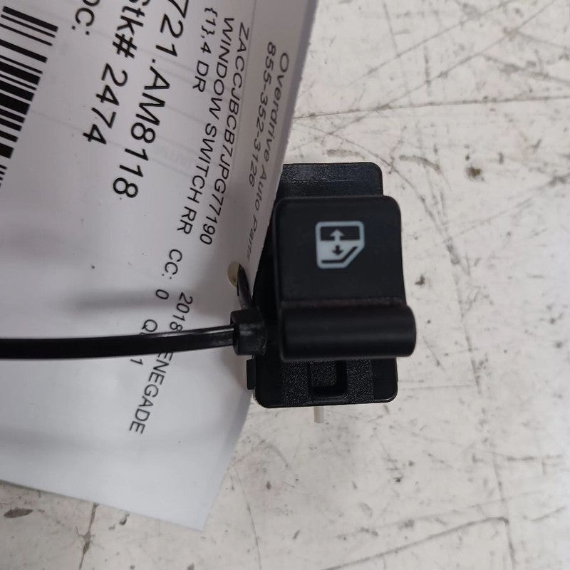 Jeep Renegade Power Window Switch Right Passenger Rear  2015 2016 2017 2018