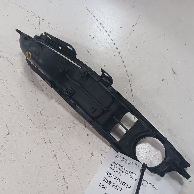 Ford Focus Window Switch Bezel Trim Left Front 2018 2017 2016 2015 OEM