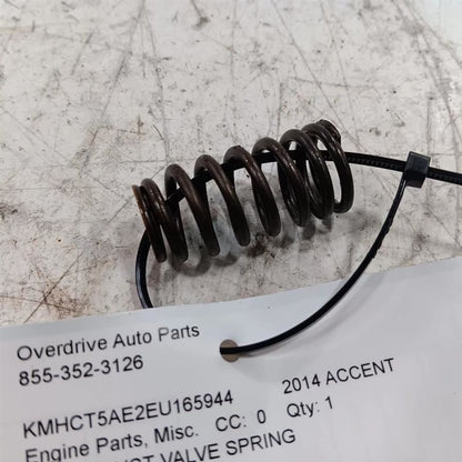 Hyundai Accent Exhaust Valve Spring 2012 2013 2014 2015 2016 2017 OEM
