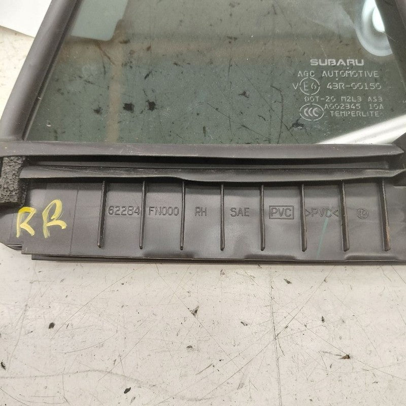 Passenger Right Rear Door Vent Glass Window 24-25 XV Subaru Crosstrek