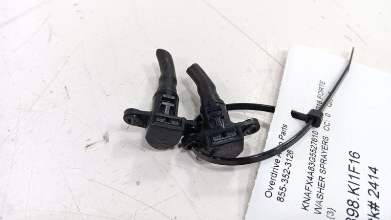 Kia Forte Windshield Wiper Washer Fluid Hood Sprayer Nozzles 2016 2015