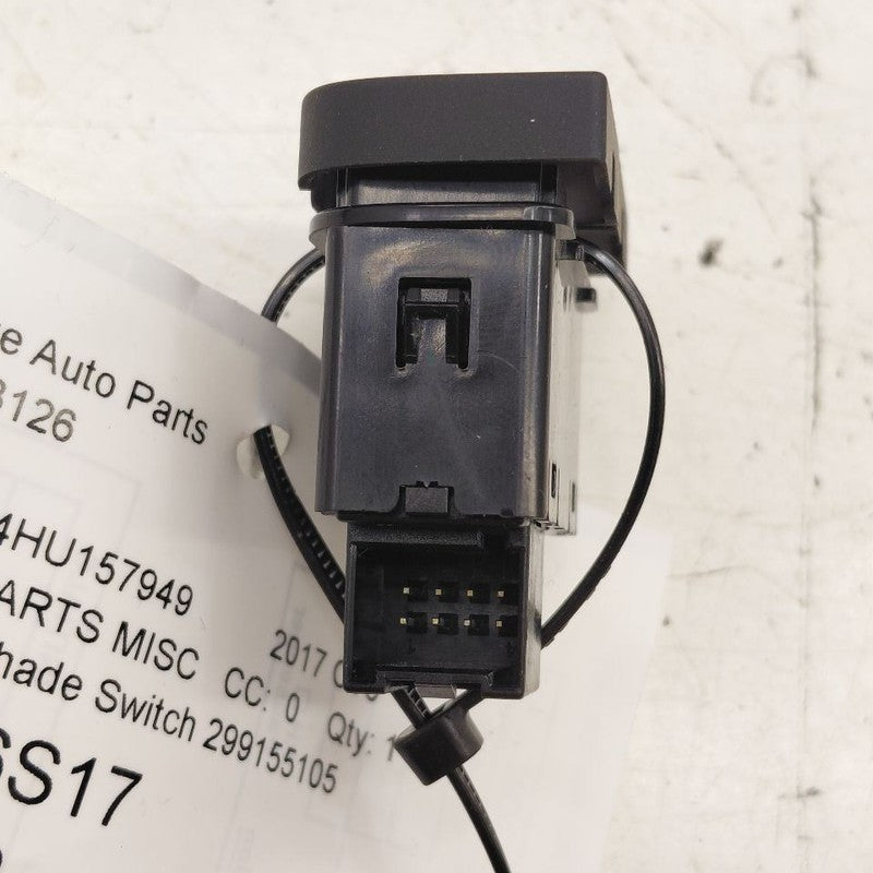 Cadillac CT6 Left Rear Door Shade Switch {299155105} 2018 2017 2016
