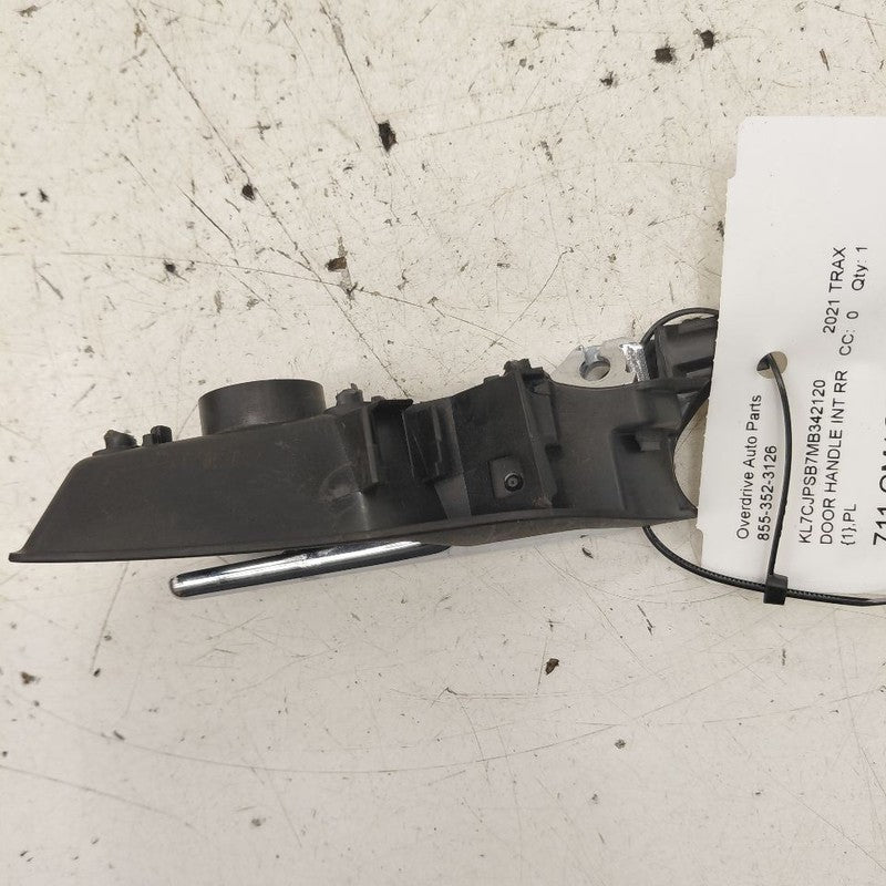 Chevy Trax Door Handle Right Passenger Rear Interior Inside  2022 2021