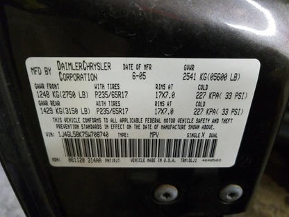 2005 Jeep Liberty Blower Resistor Fan Motor Speed Resistor OEM  2002 2003 2004