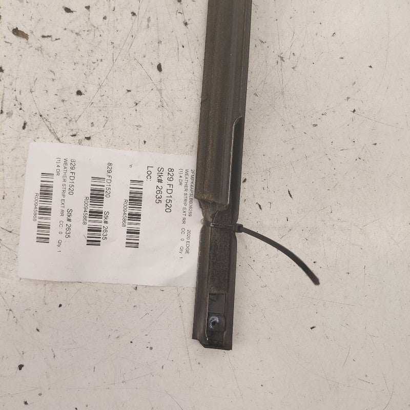 Ford Edge Door Glass Window Weather Strip Trim Rear Right Passenger Si