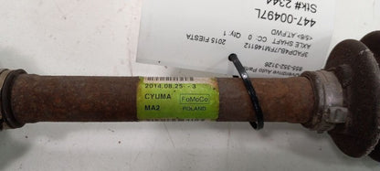 D1BZ3B437A Driver Left CV Axle Shaft  1.6L Thru 03/16/15 Fits 11-15 Ford Fiesta 