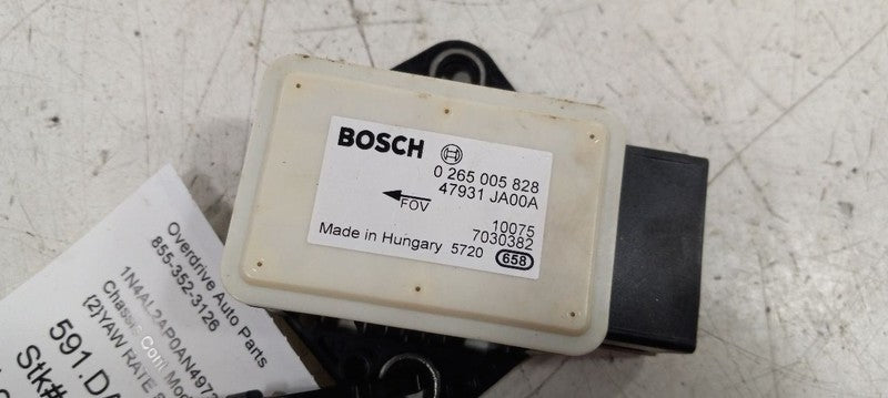 Nissan Altima ALTIMA  YAW RATE SENSOR 0265005828 2010 2009 2008 2007