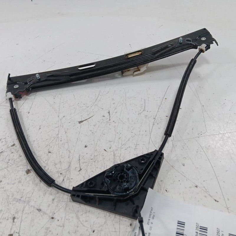 Fiat 500 Passenger Right Rear Window Regulator Track 2018 OEM