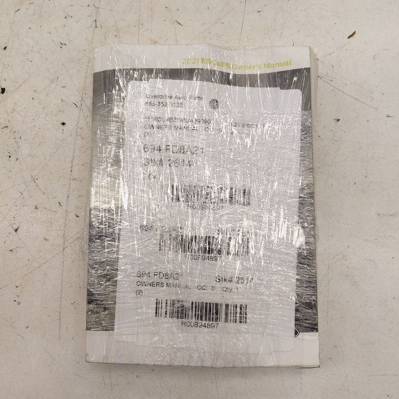 2021 Ford Escape Owners Manual