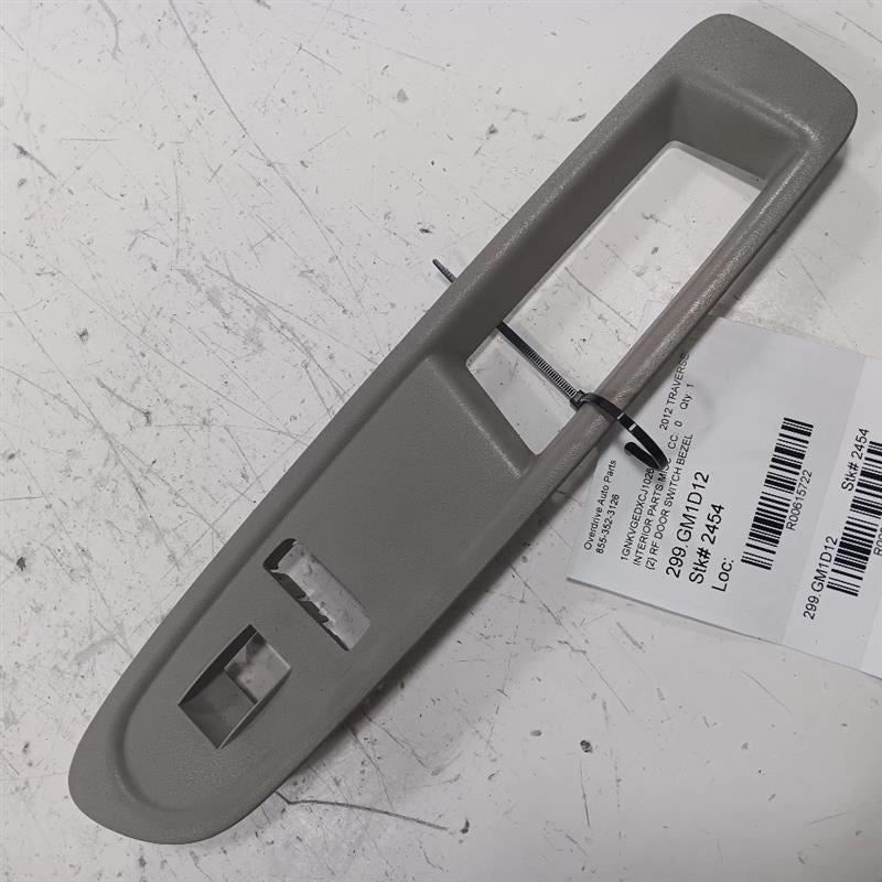 Chevy Traverse TRAVERSE  2012 Interior Parts Misc 615722 2010 2011 2012 2013