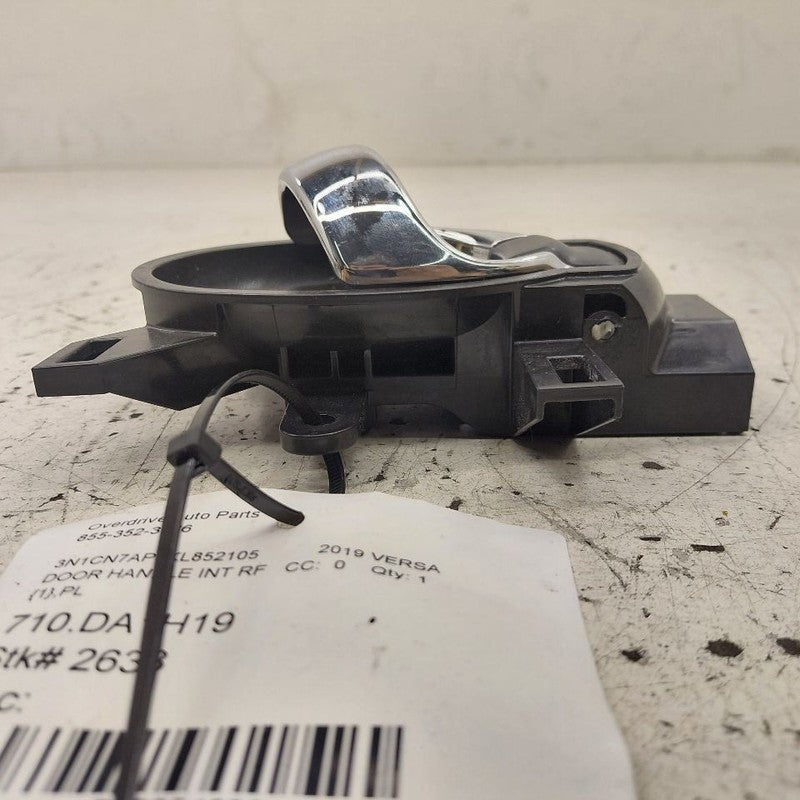 Nissan Versa Door Handle Right Passenger Front Interior Inside  2019 2