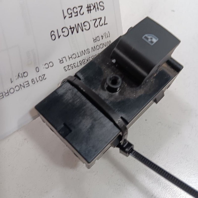 Buick Encore Window Switch Power Left Driver Rear  2019 2018 2017