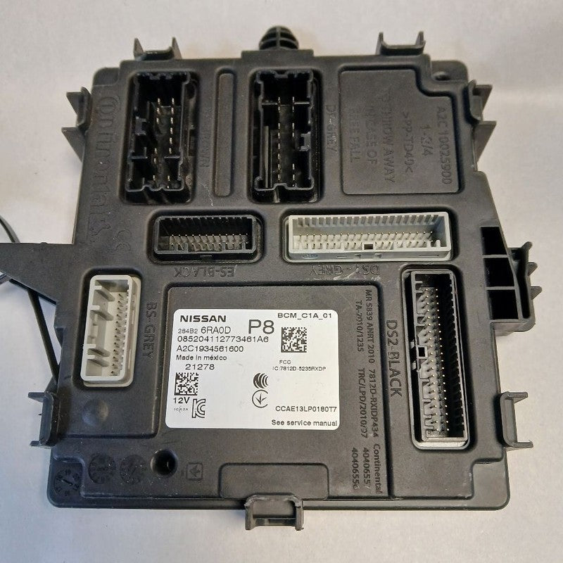 Body Control Module BCM {284B26RA0D} Fits 21 Nissan Rogue