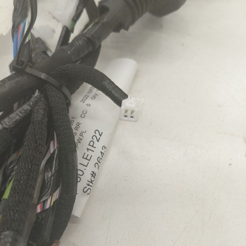Lexus NX350 Door Harness Wire Wiring Right Passenger Rear  2022 2023 2