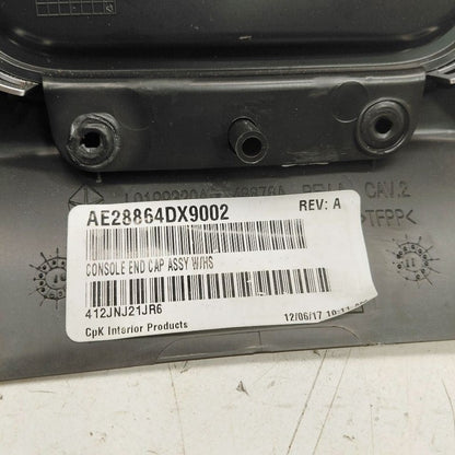 Chrysler 300 Center Console Rear End Cap Trim Cover  2017 2018 2019