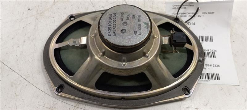Dodge Dart Speaker Right Passenger Rear 2013 2014 2015 2016