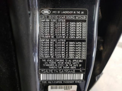 Range Rover Floor Mat Right Passenger Front 2003 2004 2005