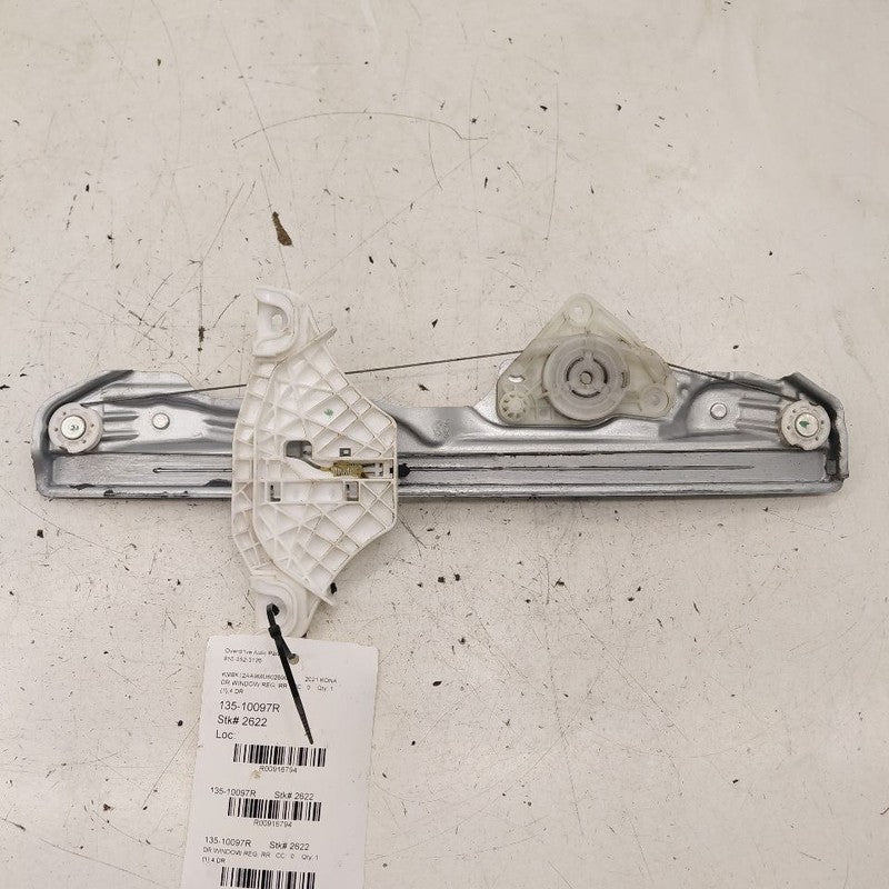 Passenger Right Rear Window Regulator Track Fits 18-23 Hyundai Kona