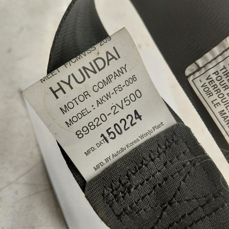 Hyundai Veloster Seat Belt Strap Retractor Right Passenger Rear Back  