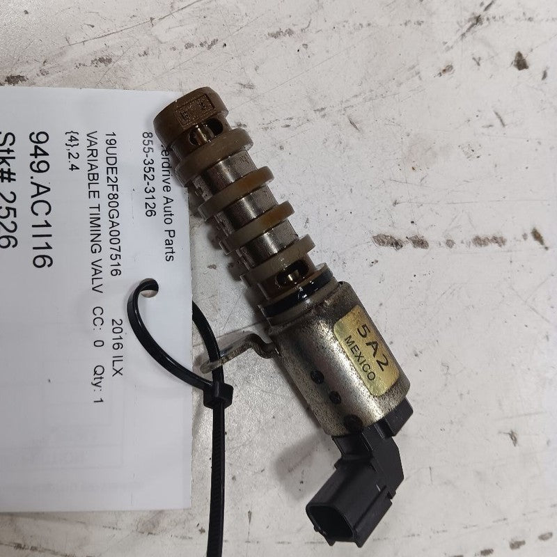 Acura ILX Variable Timing Gear Oil Control Valve Solenoid Cylinder Hea