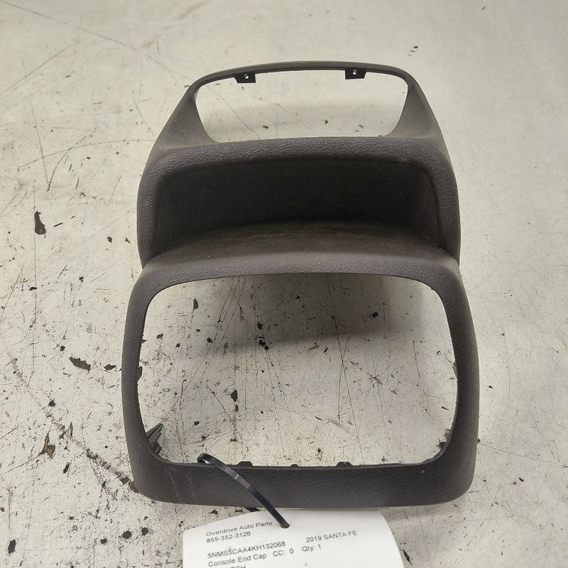 Hyundai Santa Fe Center Console Rear End Cap Trim Cover  2019 2020