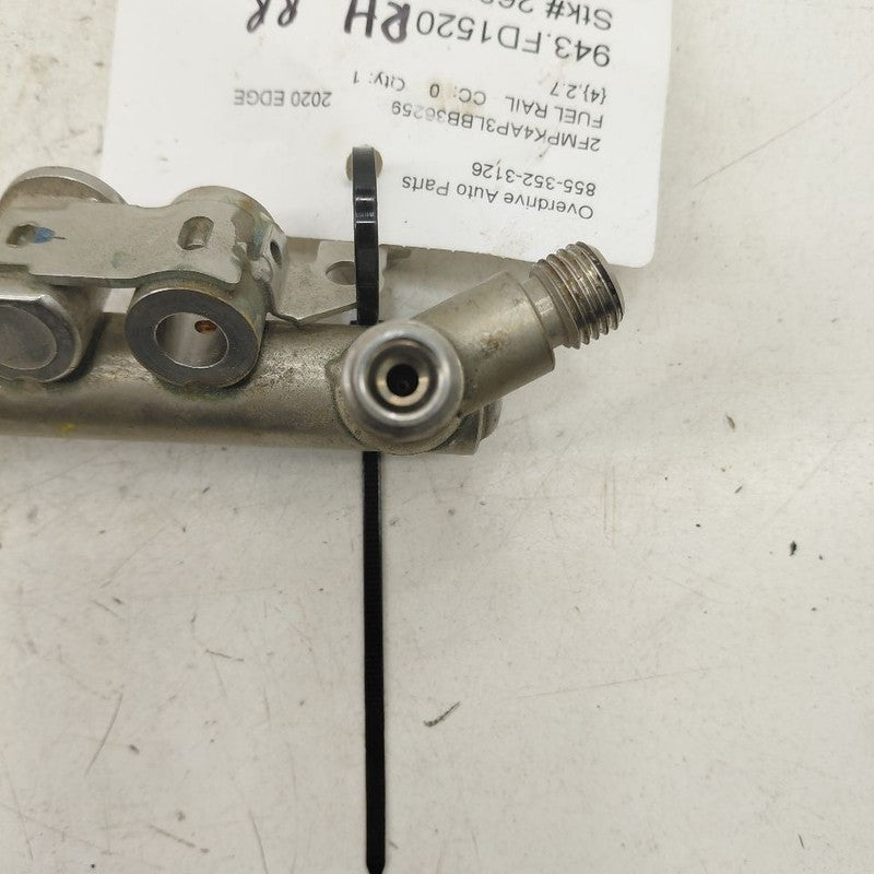 Ford Edge Passenger Rear Fuel Rail Injection Injector Mount Bar  2019 