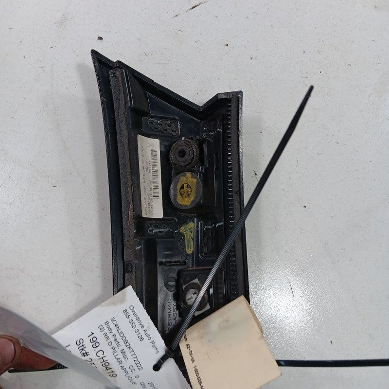 Jeep Compass Passenger Right Rear D Pillar Applique 2018 2019 2020 2021