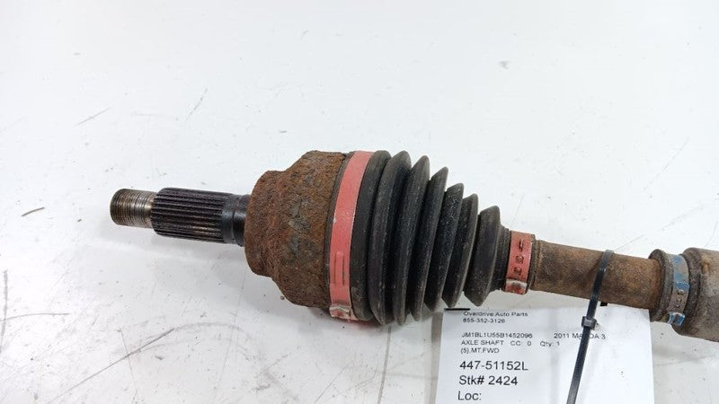 GG6125600A Driver Left Axle Shaft Without Turbo 2.5L Fits 10-13 MAZDA 3