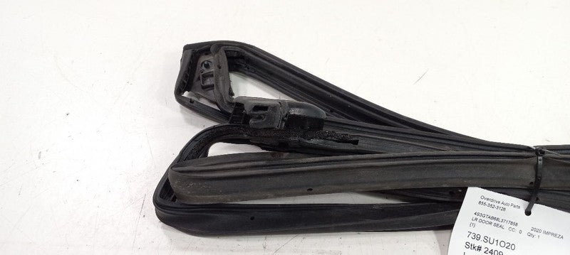 Subaru Impreza On Door Seal Rubber Left Rear 2020 2019 2018 2017 OEM