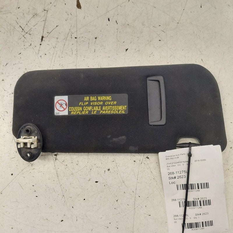 Driver Left Sun Visor Shade Illuminated Fits 14-20 Lexus IS350