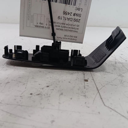 Nissan Maxima Left Rear Door Switch Bezel 2018 2019 2020
