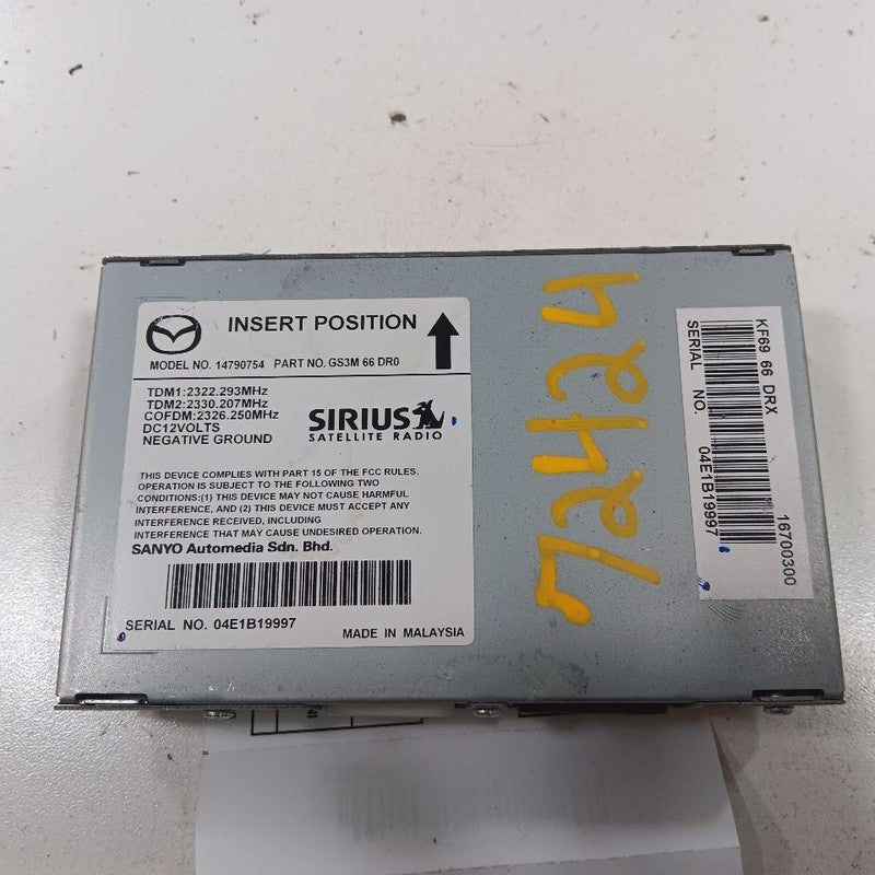 Audio Equipment Radio Tuner Satellite System Fits 10-13 Mazda 3