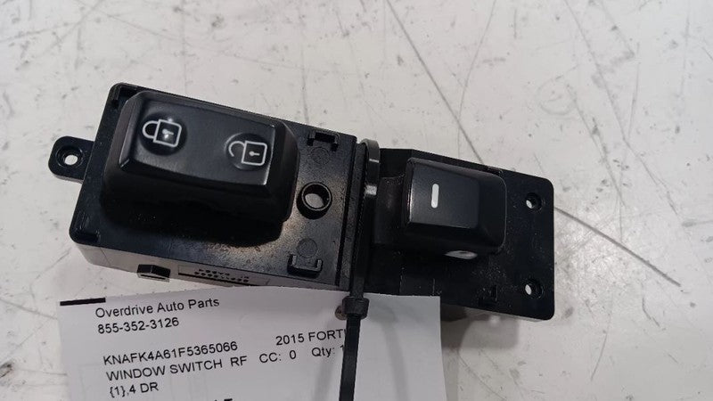 Kia Forte Power Window Switch Right Passenger Front  2014 2015 2016 OE