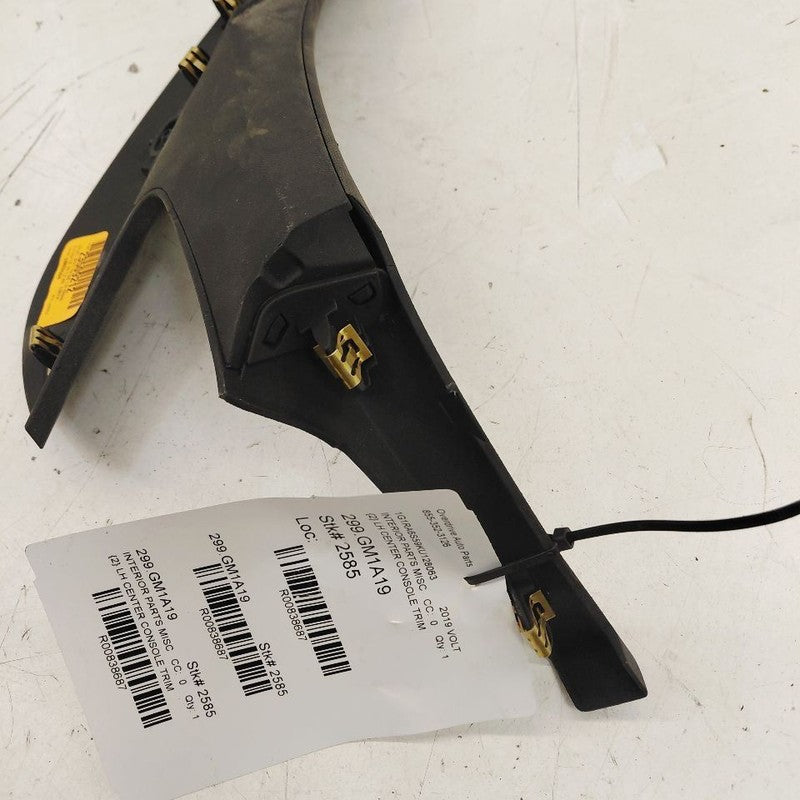 Chevy Volt Driver Left Side Center Console Trim 2019 2018 2017 2016 OE