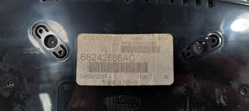 Speedometer Gauge Cluster MPH 120 Analog Fits 15 Dodge Dart OEM