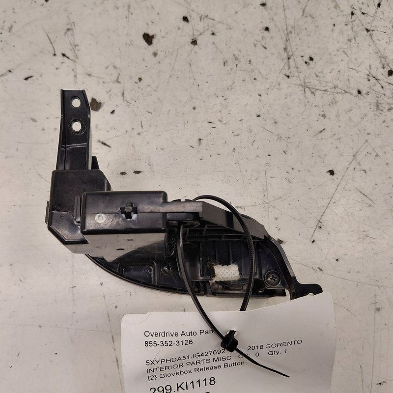 Kia Sorento Glove Box Release Button 2018 2017 2016